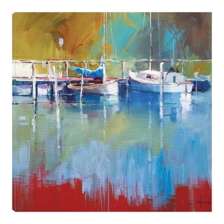 Foto 1 | Cuadro Decorativo - Mástiles En Metung - Fine Art Tj - Craig Trewin Penny - Arte Costa - Impresión En Lienzo