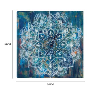 Foto 6 | Cuadro Decorativo - Mandala En Azul II - Fine Art Tj - Danhui Nai - Arte Abstracto - Impresión en Lienzo
