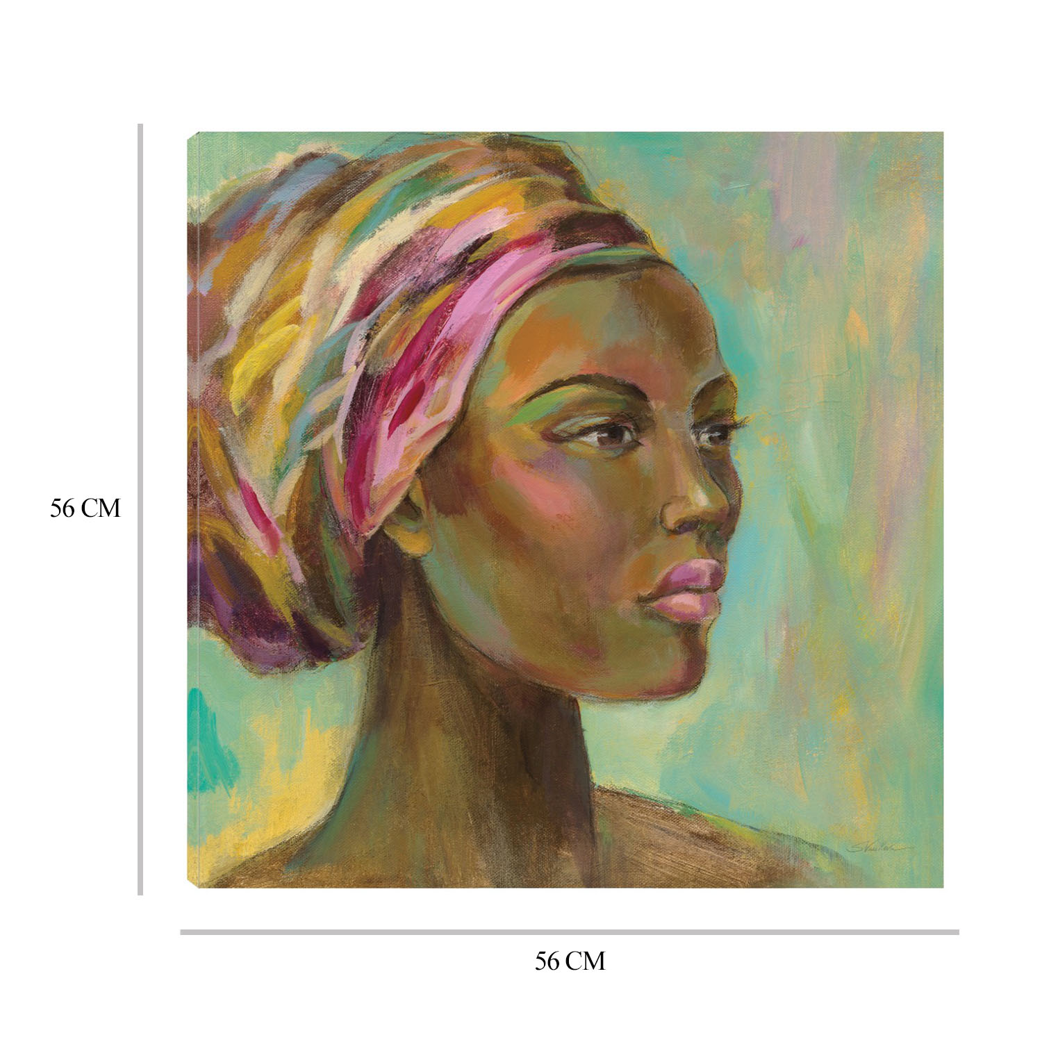 Foto 6 | Cuadro Decorativo Fine Art Tj Mujer Africana I