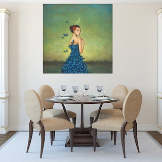 Foto 4 | Cuadro Decorativo Fine Art Tj Metamorfosis en Azul Duy Huynh Arte Moderno Impresión en Lienzo