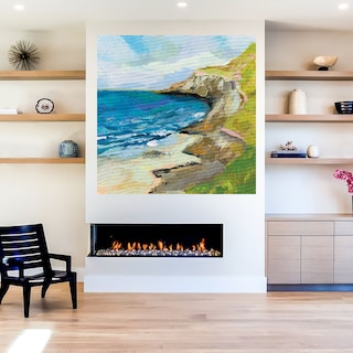 Foto 5 | Cuadro Decorativo Fine Art Tj Metamorfosis en Azul Duy Huynh Arte Moderno Impresión en Lienzo