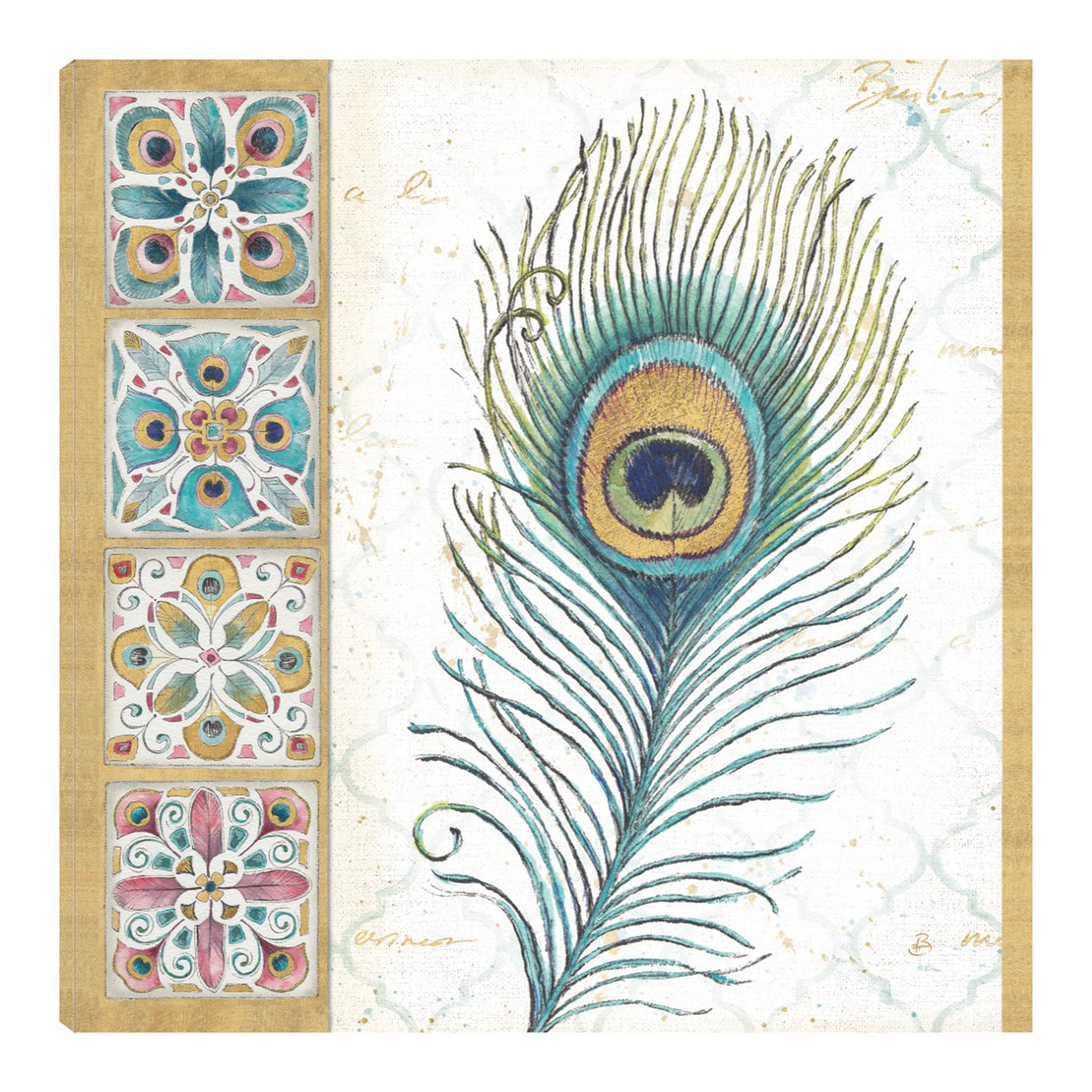 Cuadro Decorativo Fine Art Tj Jardín de Rosas Iii Daphne Brissonnet Arte Moderno Impresión en Lienzo