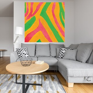 Foto 4 | Cuadro Decorativo - Impresión De Cebra Psicodélica I - Patricia Pinto - Arte Moderno - Impresión En Lienzo - Fine A