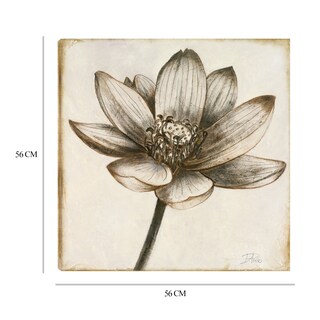 Foto 6 | Cuadro Decorativo - Loto En Sepia Ii - Patricia Pinto - Arte Floral - Impresión En Lienzo - Fine Art Tj