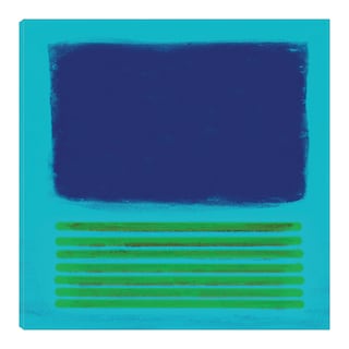 Foto 1 | Cuadro Decorativo - Metamorfosis Verde Azulado - Patricia Pinto - Arte Abstracto - Impresión En Lienzo - Fine Art Tj