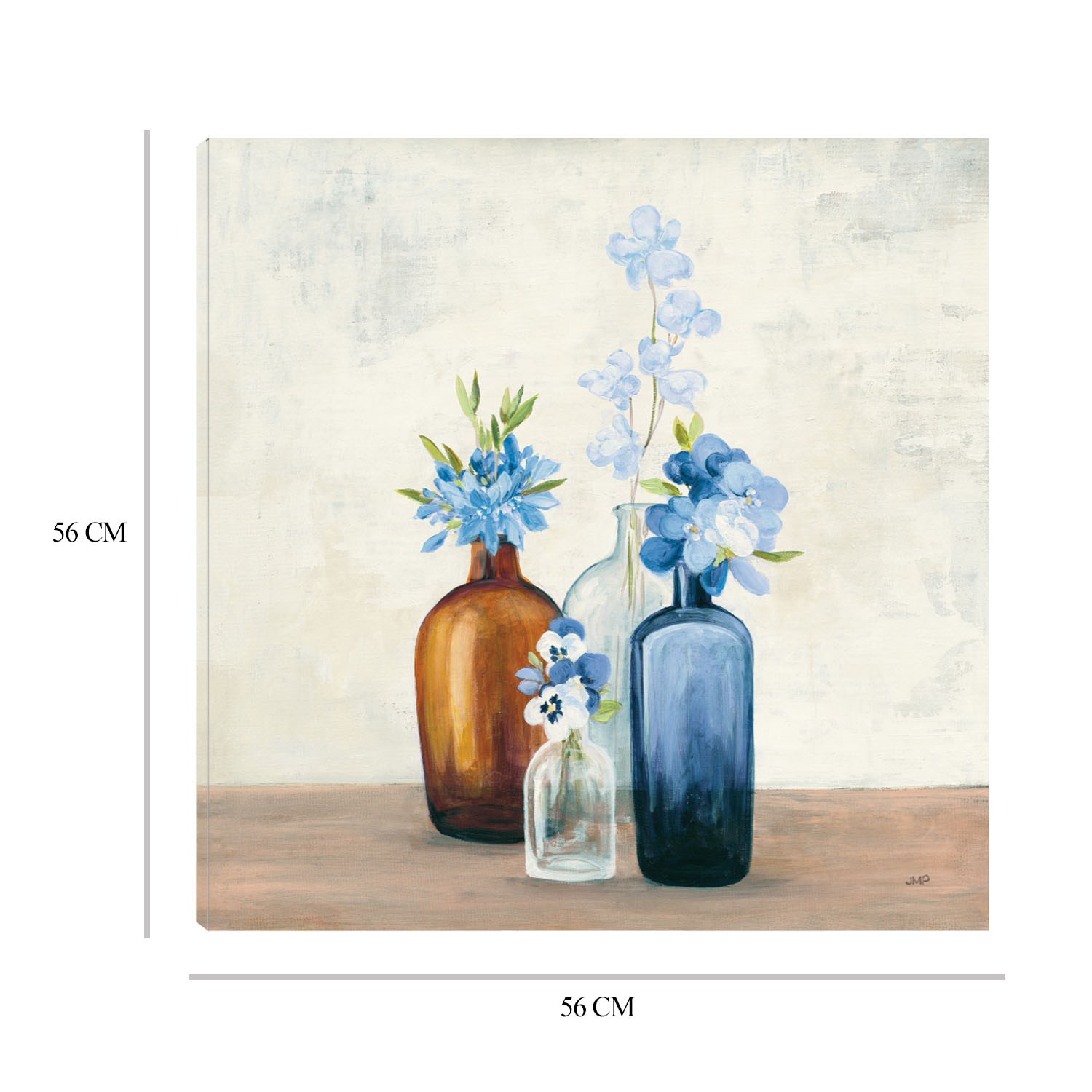Foto 7 pulgar | Cuadro Decorativo Fine Art TJ 'Jardín en la Orilla II' de Julia Purinton 56 x 56 cm