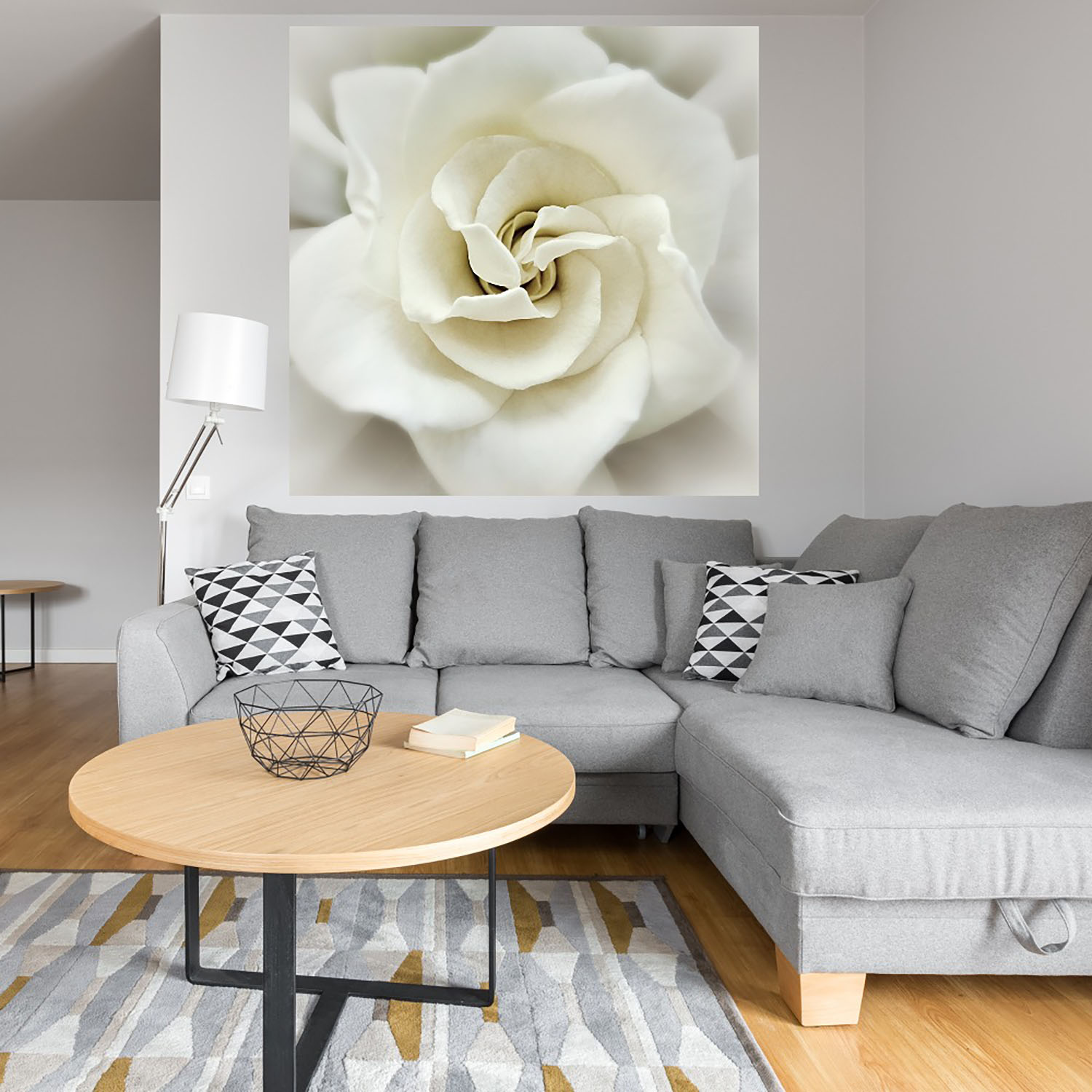 Foto 5 pulgar | Cuadro Decorativo Fine Art TJ 'Gardenia Desteñida' de Rebecca Swanson 56 x 56 cm