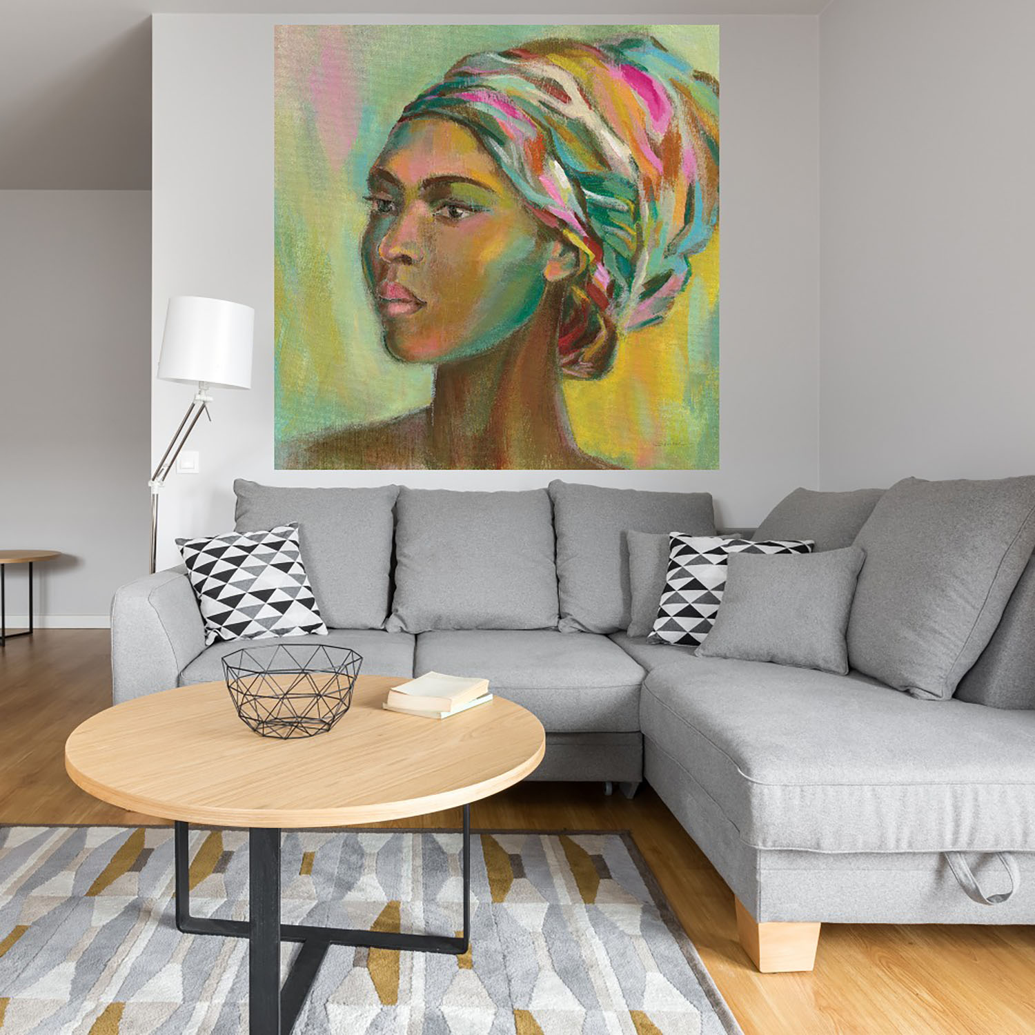 Foto 4 | Cuadro Decorativo Fine Art Tj Mujer Africana Ii Silvia Vassileva