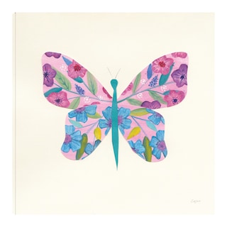 Foto 1 | Cuadro Decorativo - Jardín De Mariposa II - Fine Art Tj - Courtney Prahl - Arte Moderno - Impresión En Lienzo