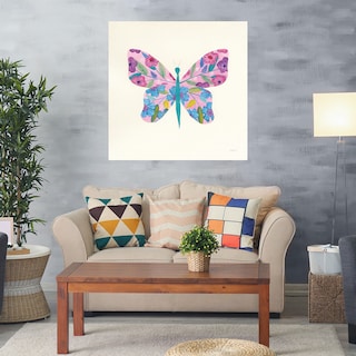 Foto 2 | Cuadro Decorativo - Jardín De Mariposa II - Fine Art Tj - Courtney Prahl - Arte Moderno - Impresión En Lienzo
