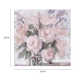 Foto 6 | Cuadro Decorativo - Rubor De Champán Rosa - Pamela Gatens - Arte Floral - Impresión En Lienzo - Fine Art Tj