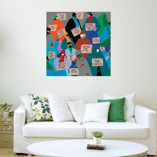 Foto 3 | Cuadro Decorativo - Sin Hogar Dos - Synthia Saint James - Arte Moderno - Impresión En Lienzo - Fine Art Tj