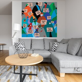 Foto 4 | Cuadro Decorativo - Sin Hogar Dos - Synthia Saint James - Arte Moderno - Impresión En Lienzo - Fine Art Tj