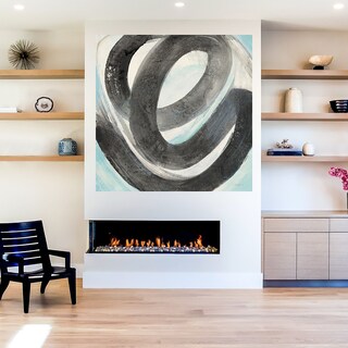 Foto 5 | Cuadro Decorativo - Rayos X Azules Ii - Heather Hayes - Arte Abstracto - Impresión En Lienzo - Fine Art Tj