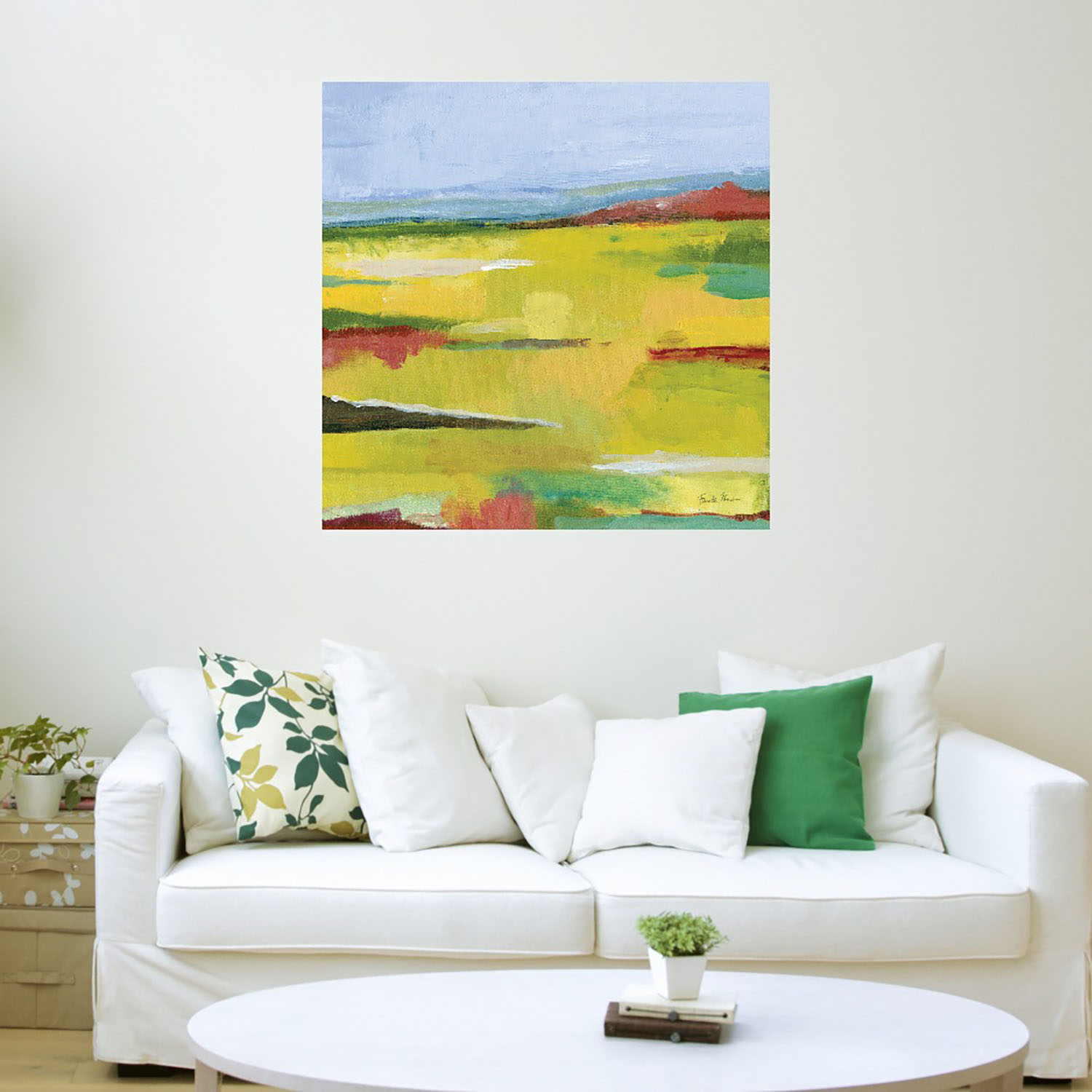 Foto 4 pulgar | Cuadro Decorativo Fine Art Tj Paisaje Abstracto Farida Zaman Arte Paisaje Impresión en Lienzo