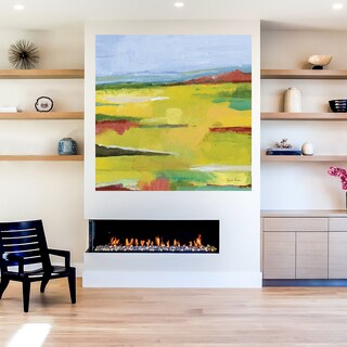 Foto 5 | Cuadro Decorativo Fine Art Tj Paisaje Abstracto Farida Zaman Arte Paisaje Impresión en Lienzo