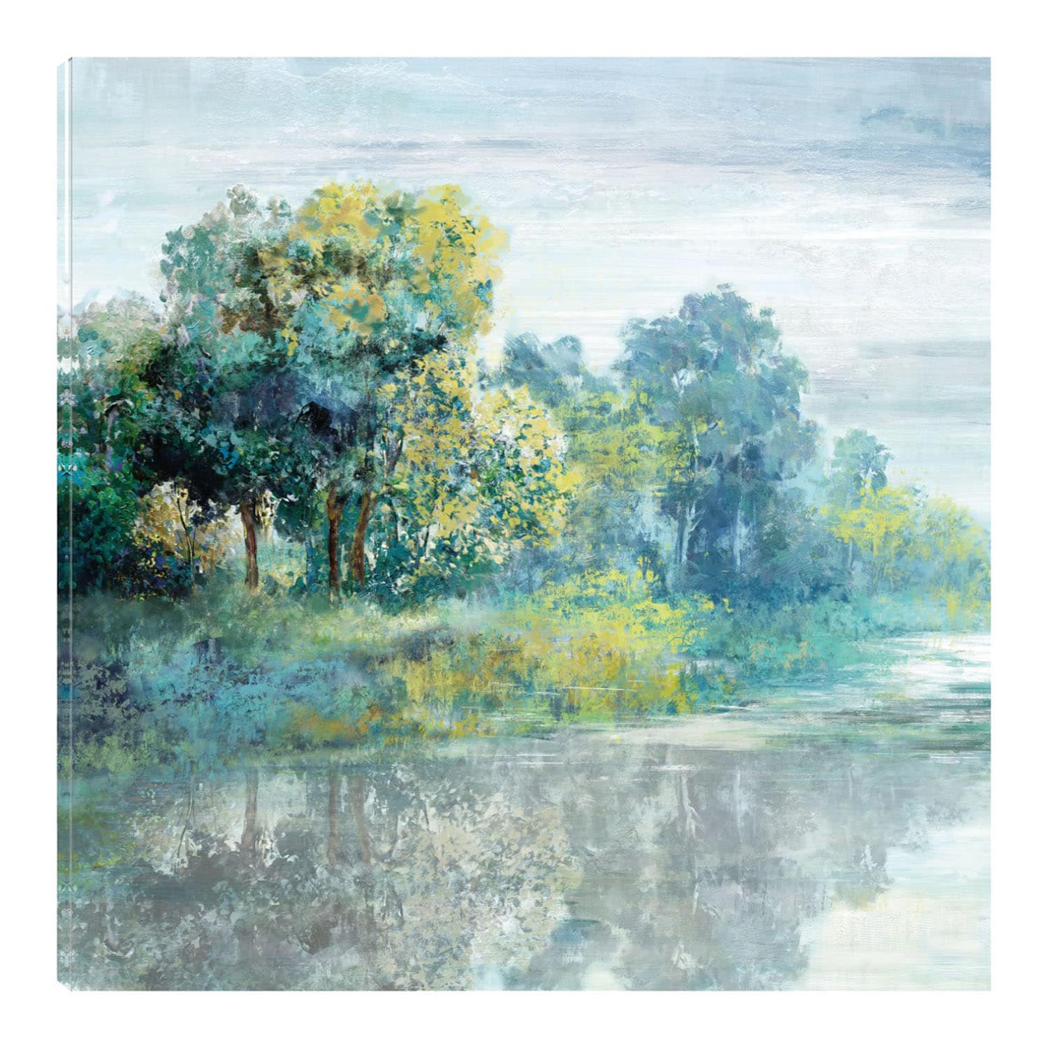 Cuadro Decorativo - Reflexionando Ii - Carson Lyons  - Arte Paisaje - Impresión En Lienzo - Fine Art Tj $2,882