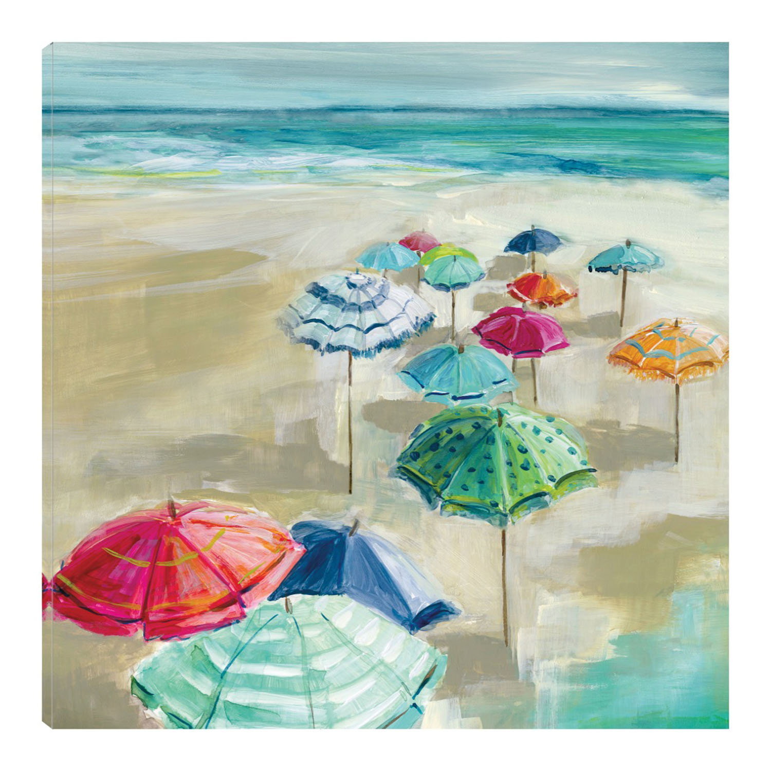 Foto 1 | Cuadro Decorativo - Sombra En La Playa I - Carol Robinson  - Arte Paisaje - Impresión En Lienzo - Fine Art Tj