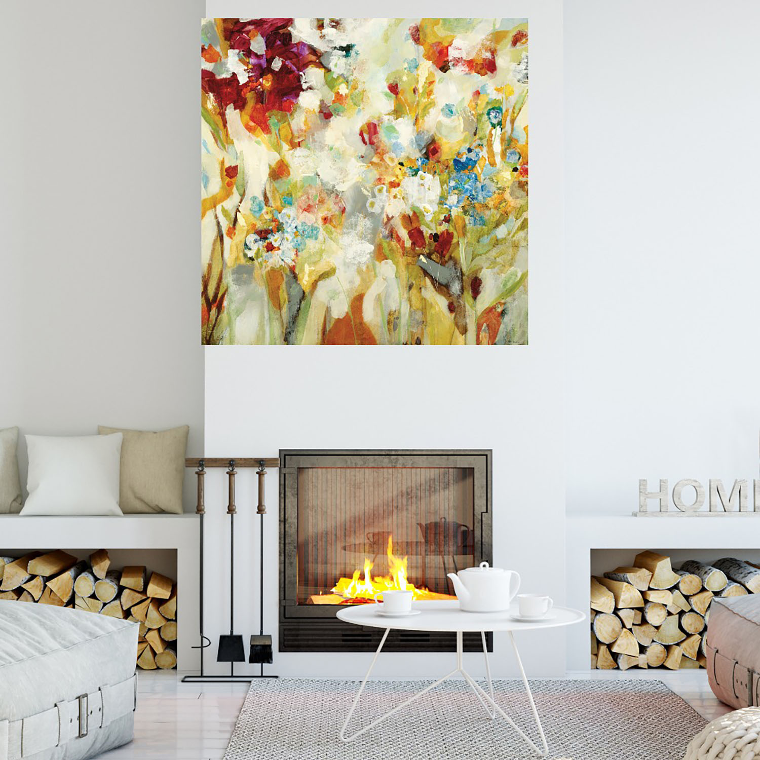 Foto 4 | Cuadro Decorativo Fine Art Tj Picante Jill Martin Arte Floral Impresión en Lienzo
