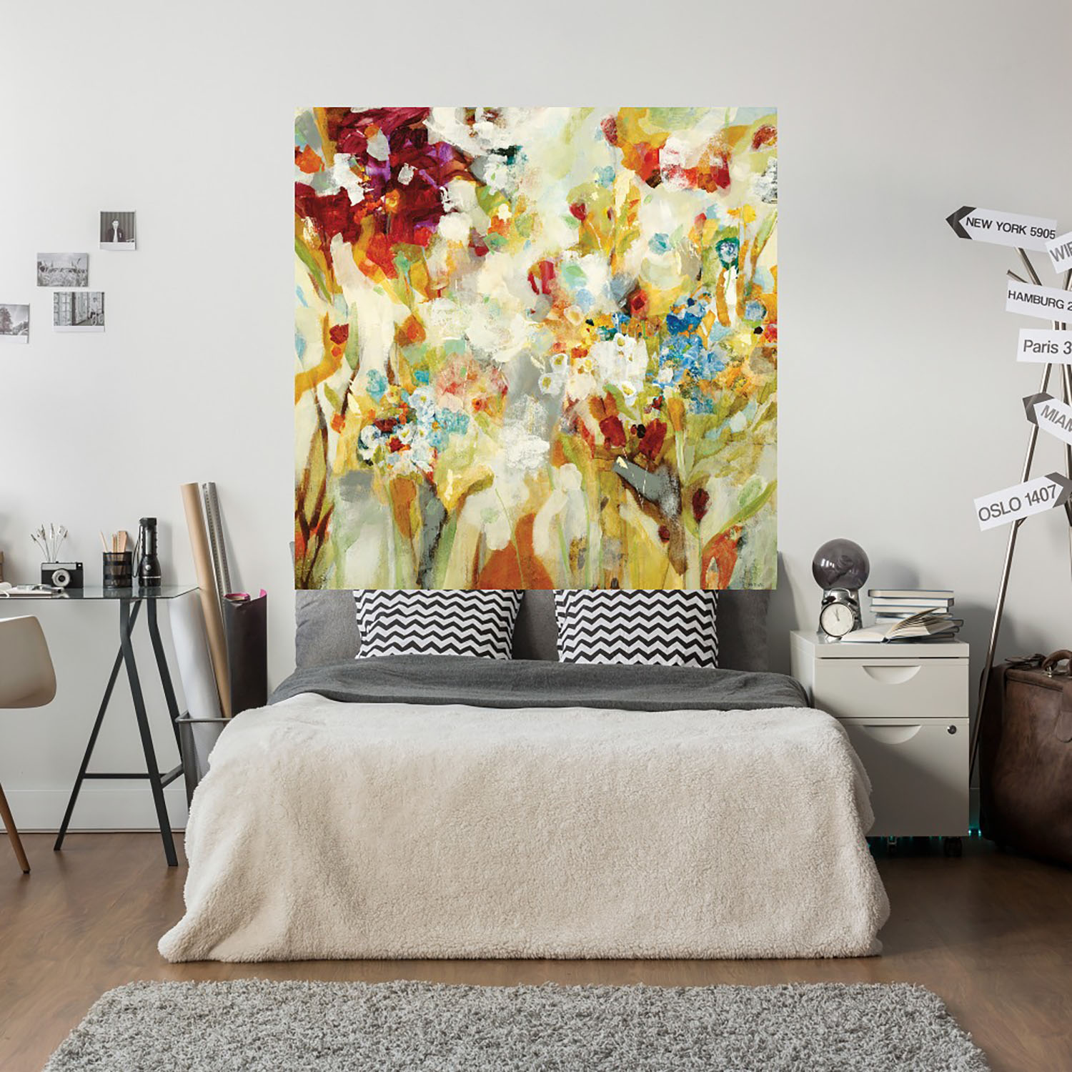 Foto 5 | Cuadro Decorativo Fine Art Tj Picante Jill Martin Arte Floral Impresión en Lienzo