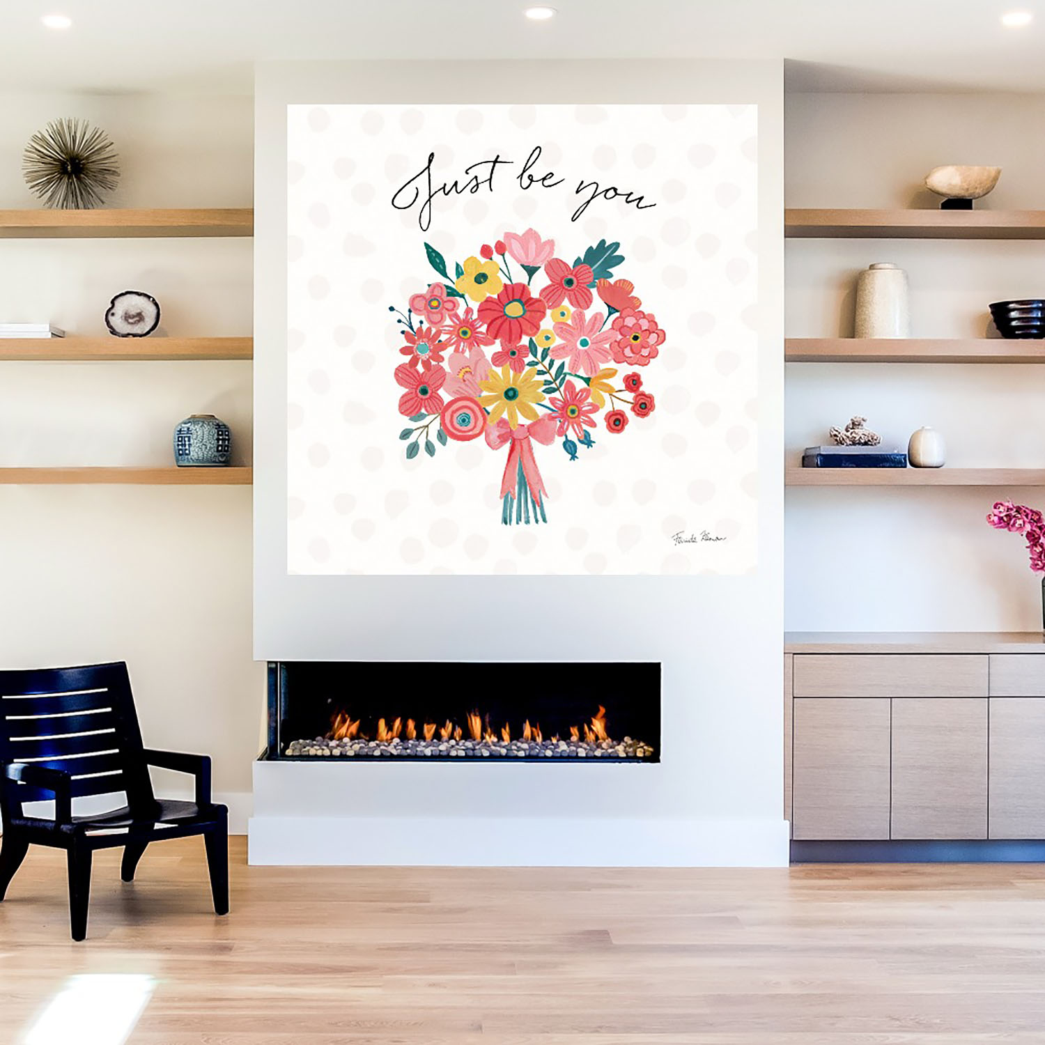 Foto 5 | Cuadro Decorativo Fine Art Tj Rosas Blancas III Nan Arte Floral Impresión en Lienzo