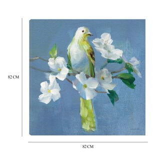 Foto 6 | Cuadro Decorativo - Primavera En El Vecindario Ii - Danhui Nai - Arte Animales - Impresión En Lienzo - Fine Art Tj