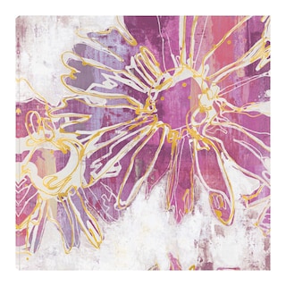 Foto 1 | Cuadro Decorativo - Patada Floral I - Bridges - Arte Floral - Impresión En Lienzo - Fine Art Tj