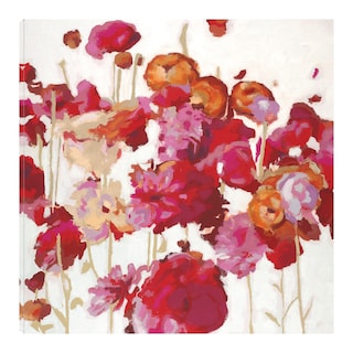 Foto 1 | Cuadro Decorativo - Sueño Floral Rojo I - Randy Hibberd - Arte Floral - Impresión En Lienzo - Fine Art Tj