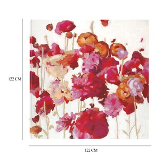 Foto 6 | Cuadro Decorativo - Sueño Floral Rojo I - Randy Hibberd - Arte Floral - Impresión En Lienzo - Fine Art Tj