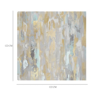 Foto 6 | Cuadro Decorativo - Revelación Aguamarina I - Jennifer Martin - Fine Art Tj - Arte Abstracto - Impresión En Lienzo