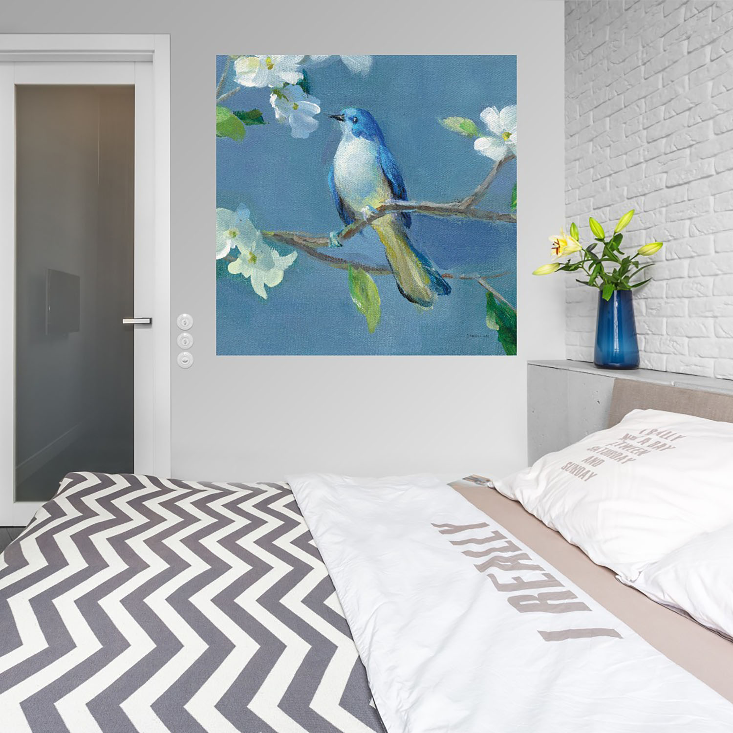 Foto 4 pulgar | Cuadro Decorativo - Primavera En El Vecindario Iii - Danhui Nai  - Arte Animales - Impresión En Lienzo - Fine Art Tj