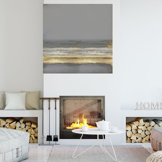 Foto 4 | Cuadro Decorativo Fine Art Tj Oro en Gris Taylor Hamilton Arte Paisaje Impresión en Lienzo