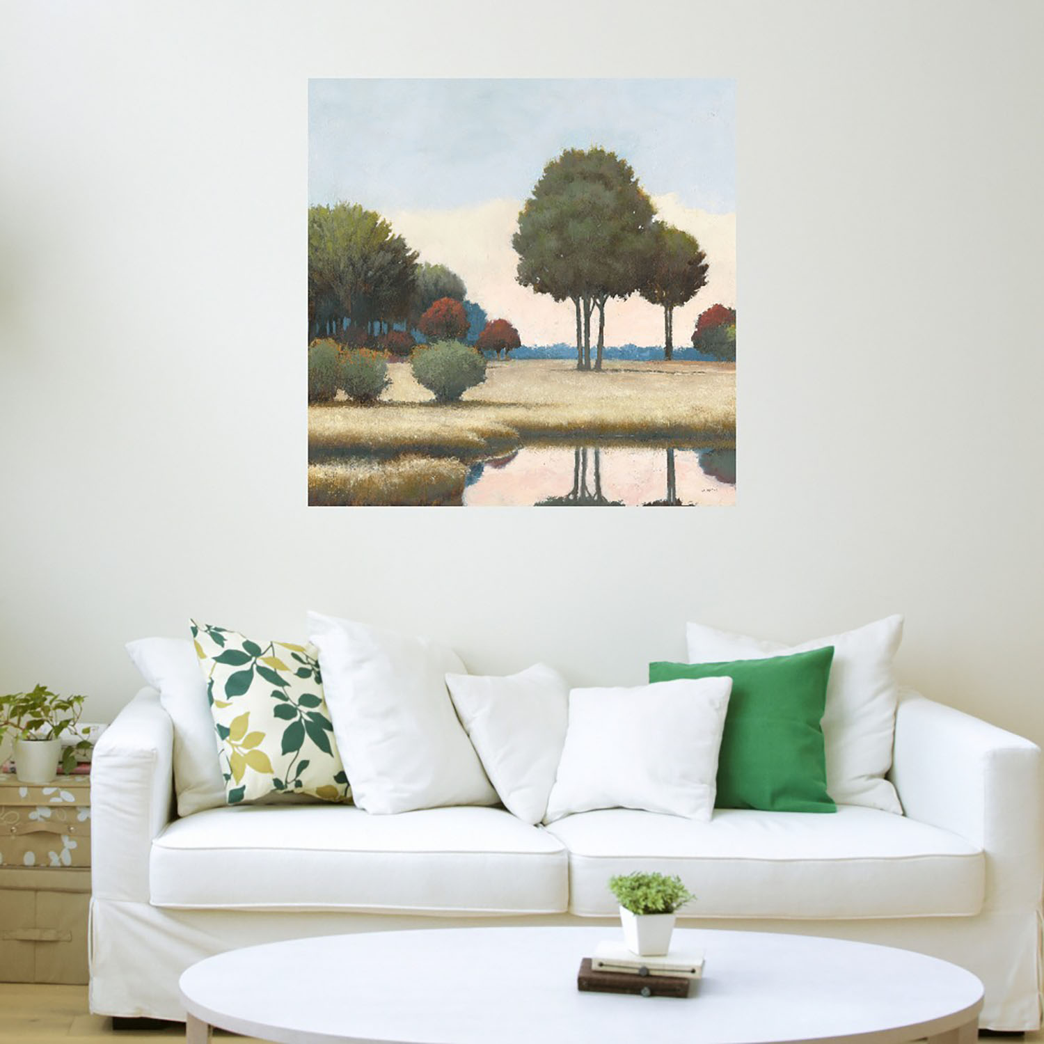 Foto 4 pulgar | Cuadro Decorativo - Por Los Canales Ii - James Wiens  - Arte Paisaje - Impresión En Lienzo - Fine Art Tj