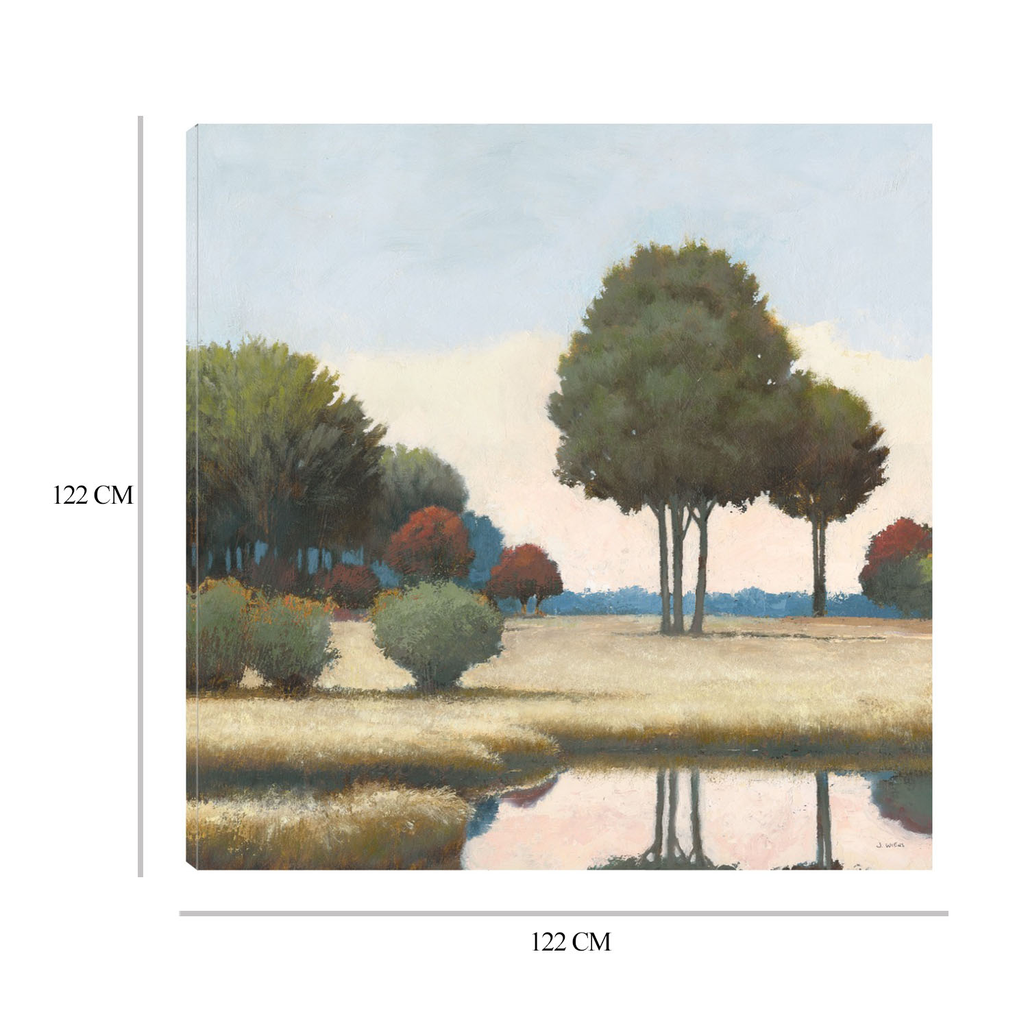 Foto 6 | Cuadro Decorativo - Por Los Canales Ii - James Wiens  - Arte Paisaje - Impresión En Lienzo - Fine Art Tj