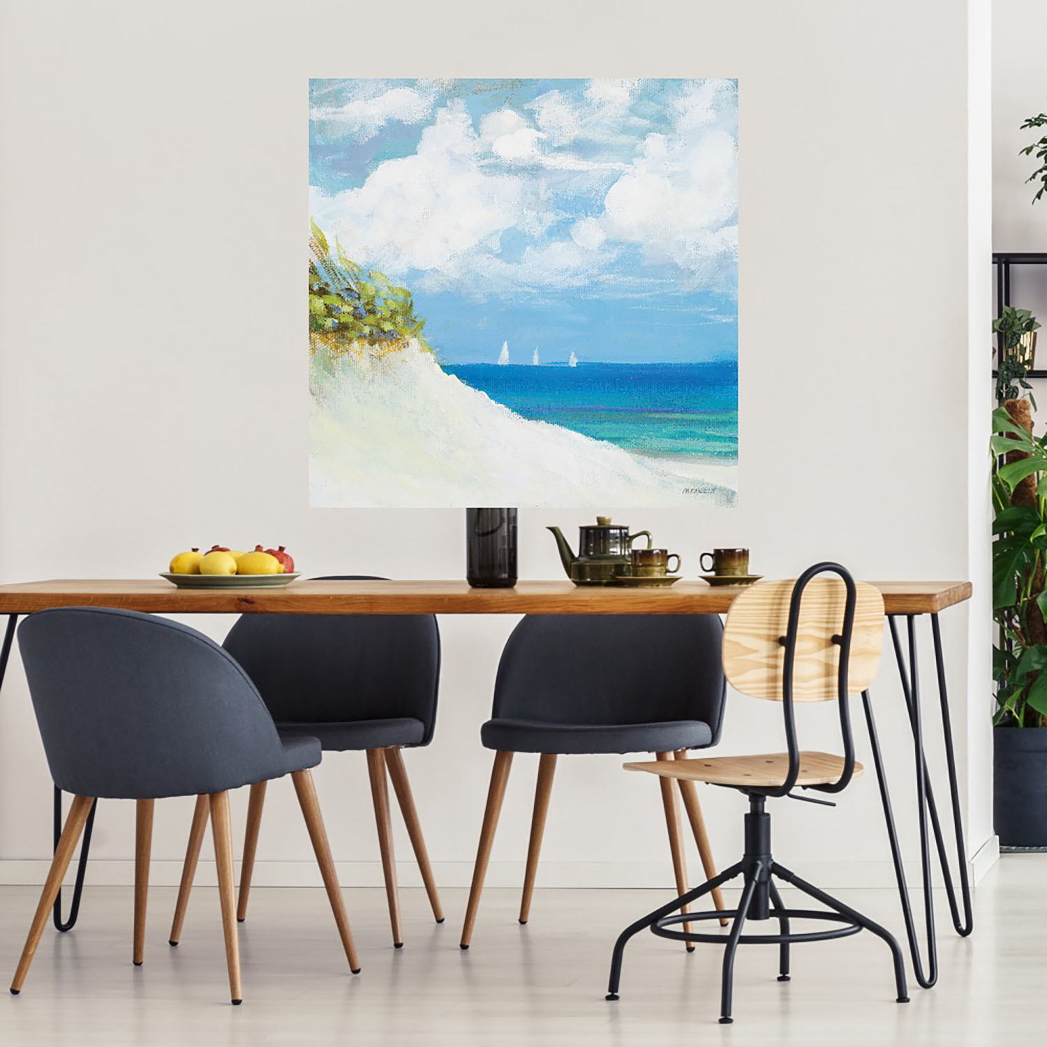 Foto 4 pulgar | Cuadro Decorativo - Playa I - Dan Meneely  - Arte Paisaje - Impresión En Lienzo - Fine Art Tj