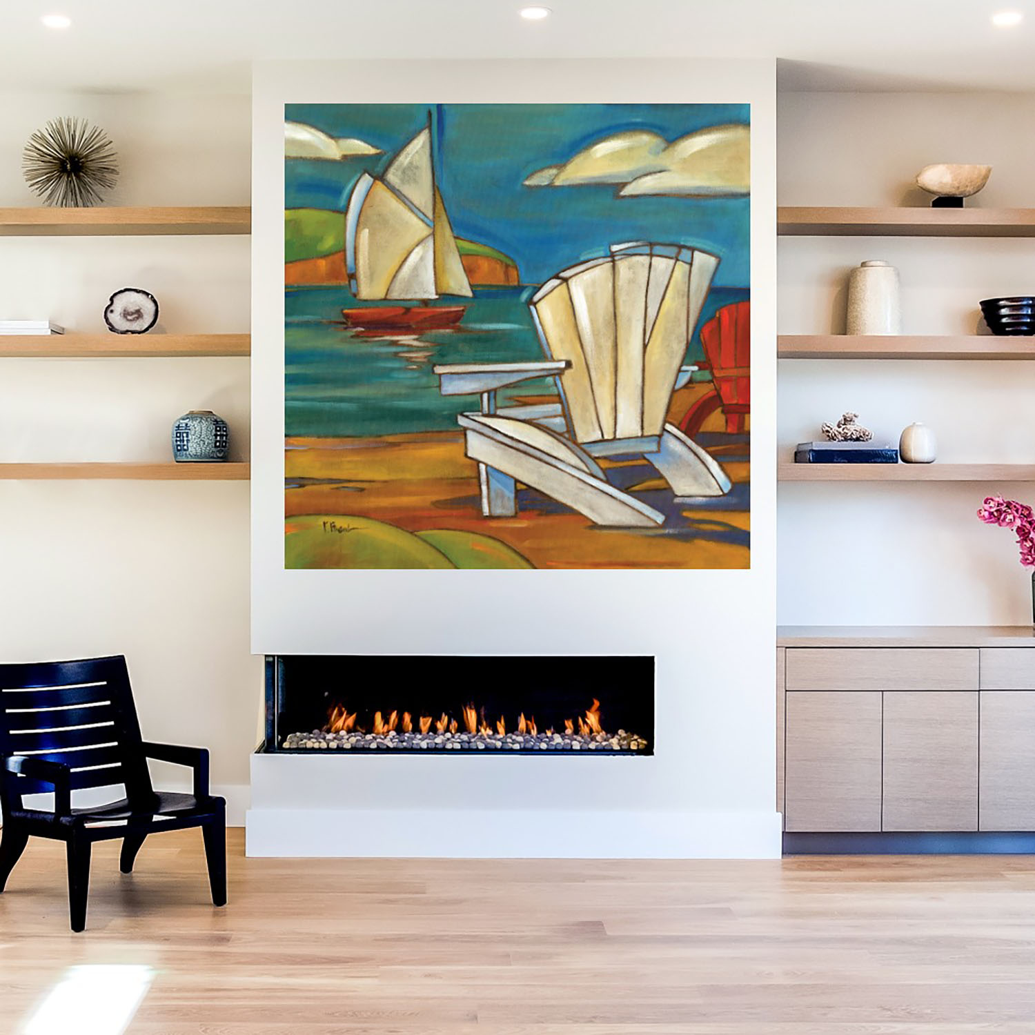 Foto 5 | Cuadro Decorativo - Playa I - Dan Meneely  - Arte Paisaje - Impresión En Lienzo - Fine Art Tj
