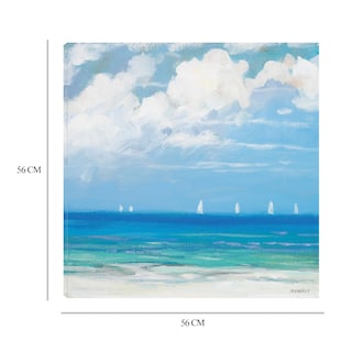Foto 6 | Cuadro Decorativo - Playa Ii - Dan Meneely - Arte Paisaje - Impresión En Lienzo - Fine Art Tj