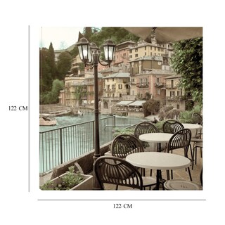 Foto 6 | Cuadro Decorativo - Porto Café, Italia - Alan Blaustein - Arte Ciudades - Impresión En Lienzo - Fine Art Tj