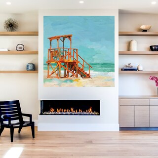 Foto 5 | Cuadro Decorativo Fine Art Tj Tapiz de Playa No. 2 Angela Saxon Arte Paisaje Impresión en Lienzo