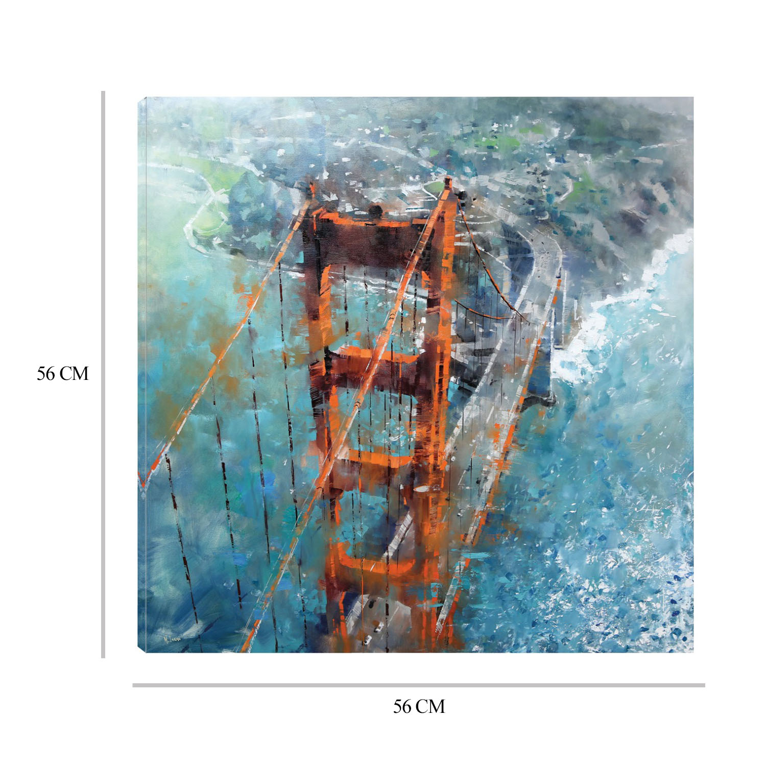Foto 7 pulgar | Cuadro Decorativo - Sobre Golden Gate - Mark Lague  - Arte Ciudades - Impresión En Lienzo - Fine Art Tj