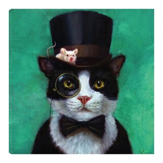Foto 1 | Cuadro Decorativo - Smoking - Lucia Heffernan - Arte Animales - Impresión En Lienzo - Fine Art Tj