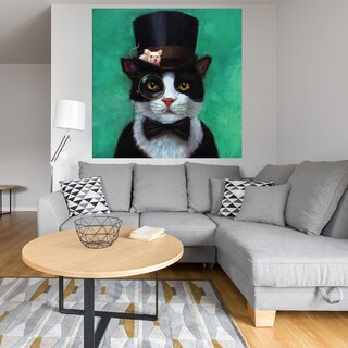 Foto 4 | Cuadro Decorativo - Smoking - Lucia Heffernan - Arte Animales - Impresión En Lienzo - Fine Art Tj