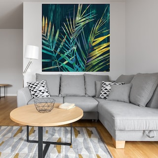 Foto 4 | Cuadro Decorativo - Palmas Verdeazuladas Ii - Heather Hayes - Arte Costa - Impresión En Lienzo - Fine Art Tj