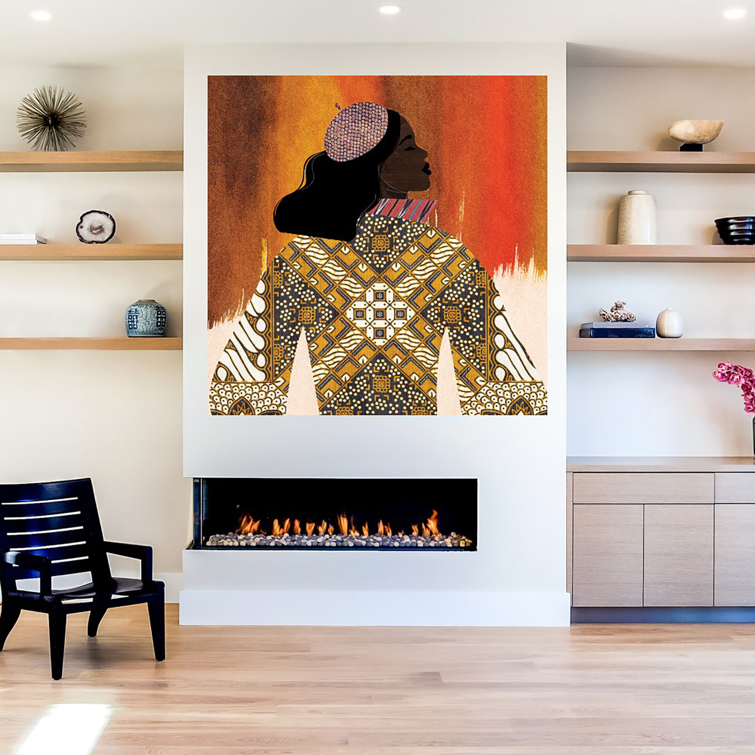 Foto 5 | Cuadro Decorativo Fine Art TJ 'Paisaje Turquesa III' de Willowbrook Fine Art 94 x 94 cm