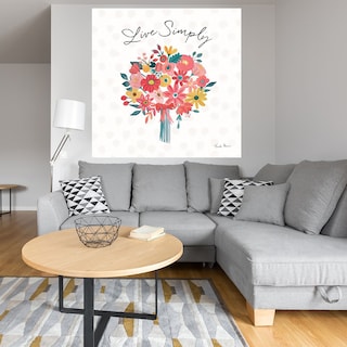Foto 4 | Cuadro Decorativo Fine Art Tj Pétalos Brillantes II Farida Zaman Arte Frases Impresión en Lienzo