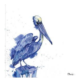 Foto 1 | Cuadro Decorativo - Pelicano Arianna - White - Paul Brent - Arte Animales - Impresión En Lienzo - Fine Art Tj