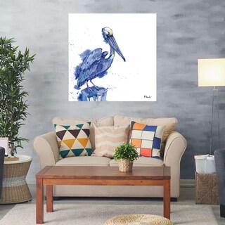 Foto 2 | Cuadro Decorativo - Pelicano Arianna - White - Paul Brent - Arte Animales - Impresión En Lienzo - Fine Art Tj