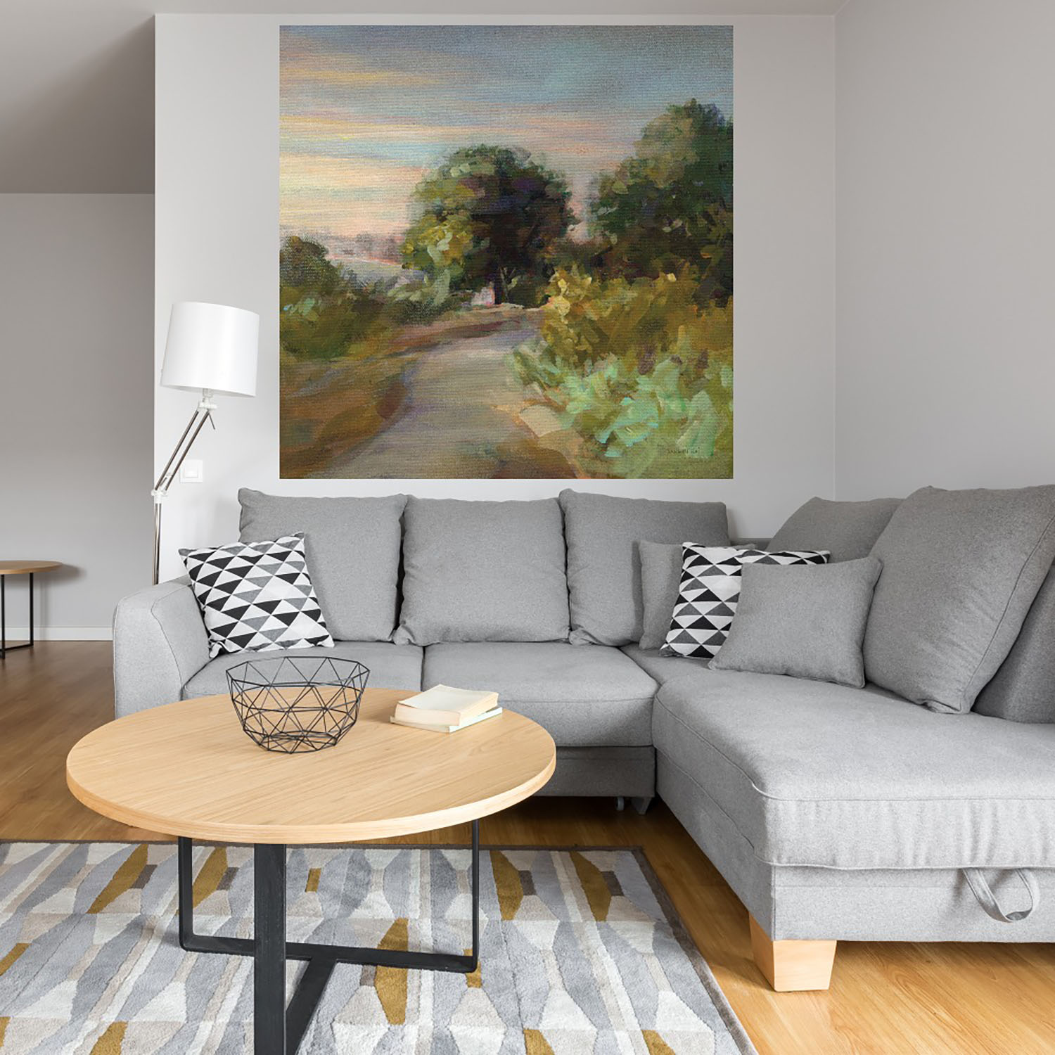 Foto 4 | Cuadro Decorativo Fine Art Tj Sendero de Eculipto Danhui Nai Arte Paisaje Impresión en Lienzo