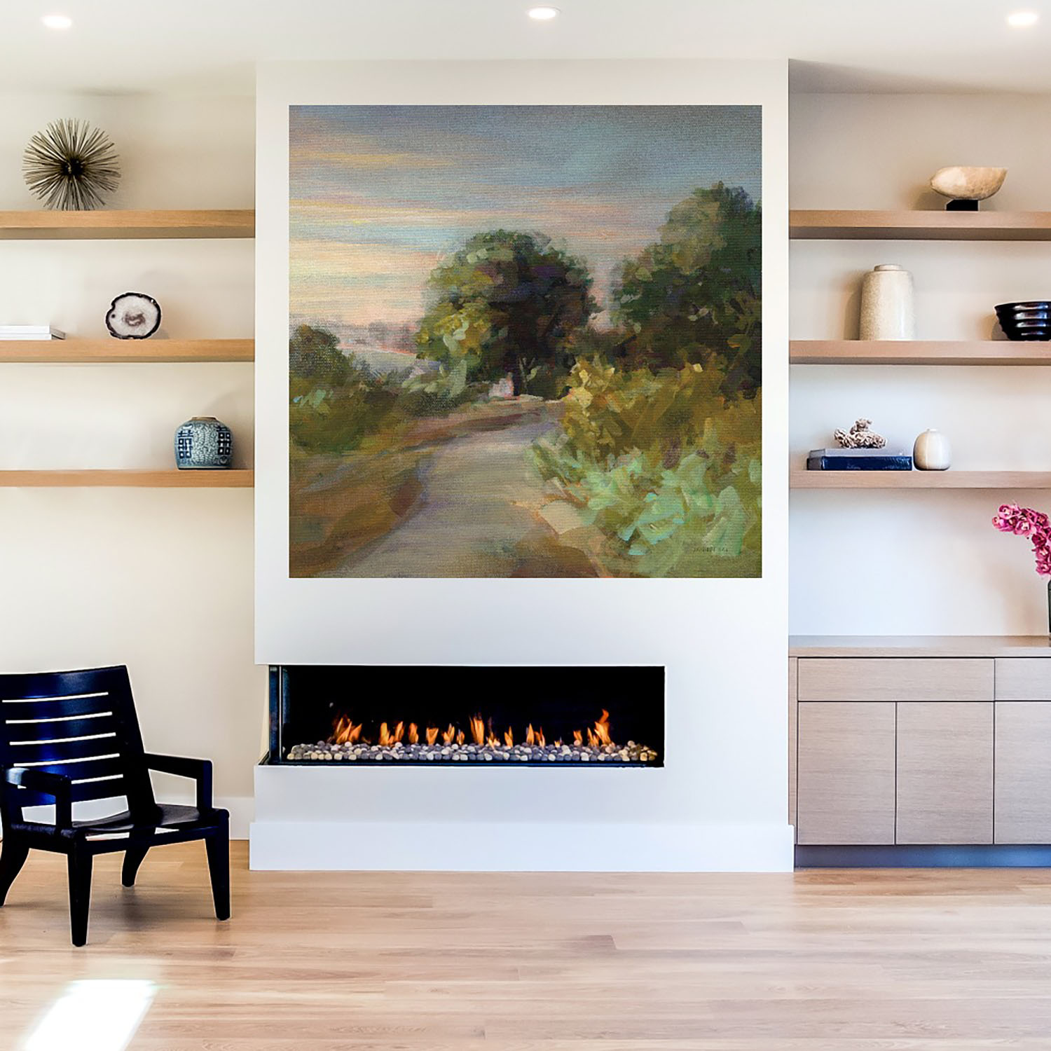 Foto 5 | Cuadro Decorativo Fine Art Tj Sendero de Eculipto Danhui Nai Arte Paisaje Impresión en Lienzo