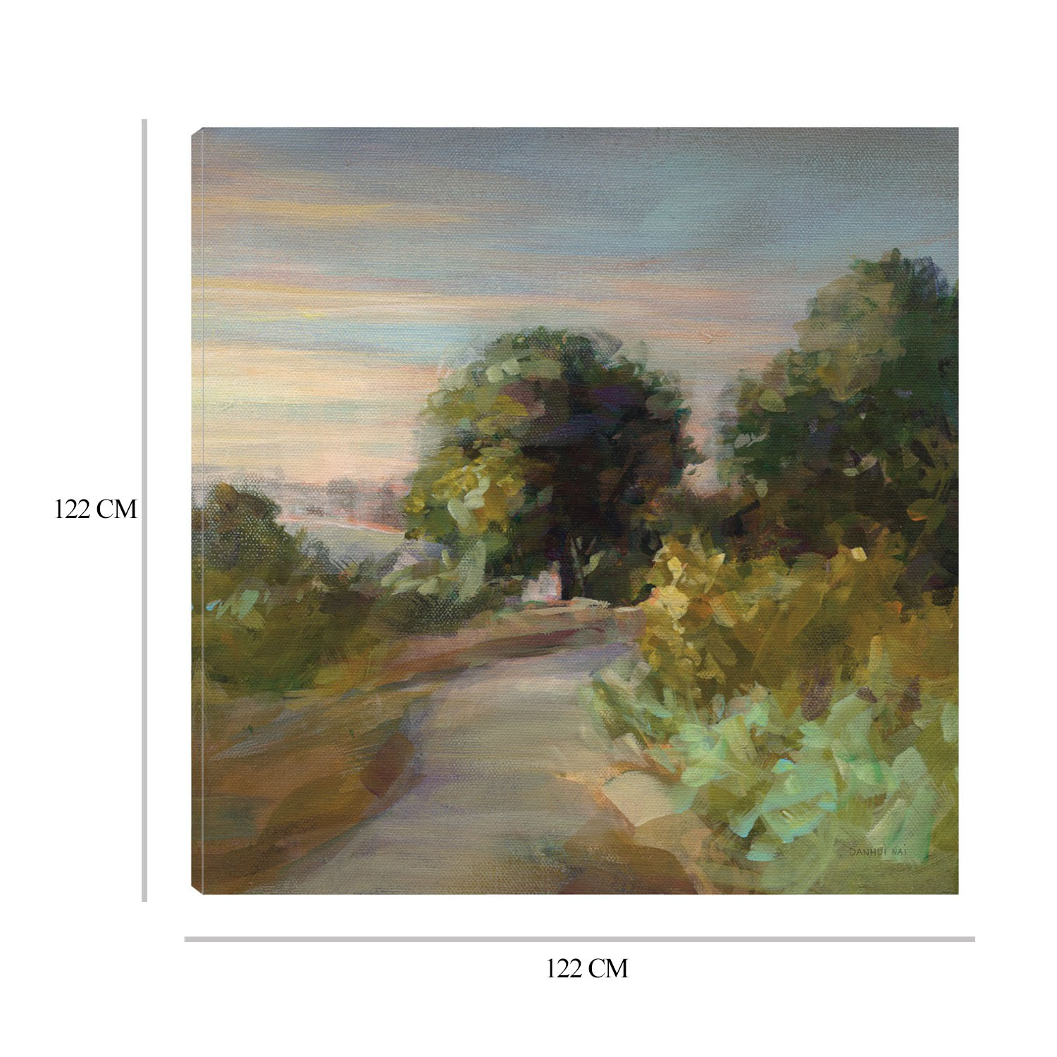 Foto 6 | Cuadro Decorativo Fine Art Tj Sendero de Eculipto Danhui Nai Arte Paisaje Impresión en Lienzo